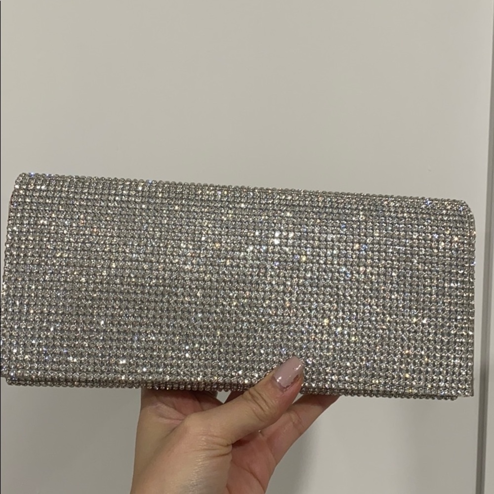 Long Crystal Clutch